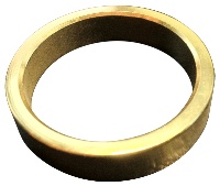Kaba Ilco 861N-03-10 Aluminum Collar - Polished Brass