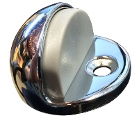 Rockwood 441-625 Polished Chrome Plated Brass Low Dome Stop