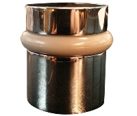 Rockwood 446-625 Polished Chrome Plated Brass Door Stop