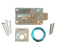 Kaba Ilco 1800-28-41 Garage Door Lock Less Cylinder - Clear Aluminum