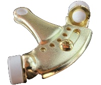 Rockwood 528-BB Bright Brass Hinge Pin Door Stop