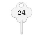 HPC-NLT-121140 Cloverleaf Number Tags (121-140)