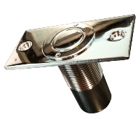 Rockwood 570-625 Dust Proof Strike No. 570 - Polished Chrome Plated Brass