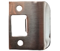 Don-Jo 9115 630 1-1/2" Extended Lip, Square Corner Full Lip 2-1/4" Strike - Satin Stainless Steel Finish