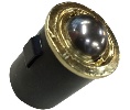 JVJ 90041 Polished Brass Finish Ball Catch Without Screws or Strike Plate, Composition Steel