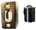 JVJ 90137 Polished Brass Finish 7/8" Drive In Ball Catch Bulk (250/Box), Composition Steel