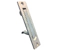 Rockwood 880-626 Cast Lever Edge Pull - Satin Chrome Plated Brass