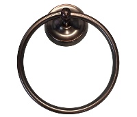 JVJ 24406 Paramount Series Old World Bronze Finish Towel Ring C/S, Composition Solid Brass