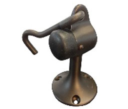 Hager 268S US4 Satin Brass Cast Floor Stop and Holder