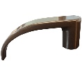 Adams Rite 23-0743-121 Curved Handle (Bronze)