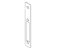 Adams Rite 24-0384-410 628 Faceplate W/Screws (MS1850S, MS1950) 1" X 6-7/8", Radius W/Weatherseal, Aluminum Finish