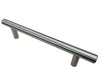 JVJ 89232 Stainless Steel Finish 128mm(C/C) / 178mm(OA) Bar Pull, Composition Steel