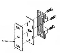 Yale 724 1/8'' Shim Kit