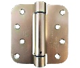 Hager 1752 4x4in 2D - Brass Tone Dichromate - 04680 Single Acting Spring Hinge-Full Mortise-Residential Weight-Steel Base