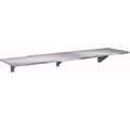 Bradley 7512-60 Stainless Steel Shelf - 12" Depth