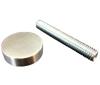 Rockwood SP1041-612 1-1/4" Diameter Decorative Thru Bolt 3/8 - 16 x 2-1/4" - Satin Clear Coated Bronze