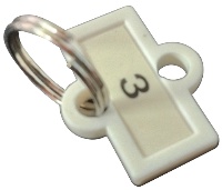 Supra 001818 1-60 KeyTags- White