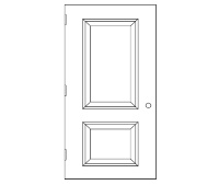 HMF Express 2-Panel Colonial Door Special Order