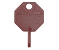 HPC-PPT-2T Plain Permanent Tags 2-Tag (100 per box)