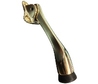 Hager 271D US3 Bright Brass Kick Down Door Holder