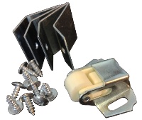 JL Industries HPF Glass Clips & Roller Latch Hardware Pack for Fire Protection Cabinets