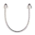 Keedex K-DS38B 18" Powder Coated Armored Door Loop, 3/8" Conduit, Duranodic, 1 ea