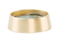 Keedex K-24-4 Cylinder Guard Ring, Satin Brass