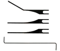 A1-44-REPL 4 Replacement Picks, for #44 Pick Gun