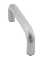 IVES 8102HD-0 US32D 3/4" Round Door Pull - 10" CTC - Satin Stainless Steel