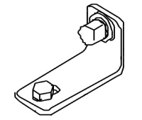 Arm-A-Dor A101-126 Long door bracket (3 1/2” x 2”)
