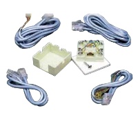 Dolphin DC-3112 RJ31X Jack with Shorting Bar and 2-FT 8-Conductor Line Cord with Spade Terminal Ends