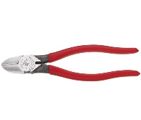 Klein D220-7 7'' Heavy-Duty Diagonal-Cutting Pliers - Tapered Nose