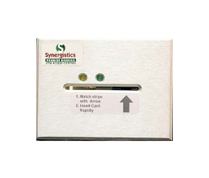 SYN IR1051PL Insertion Card Reader Lighted, Post Mount