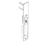 Adams Rite 41-0942-09-130-IB Interior Escutcheon Operator (He 0066) - 4190 1" - 1-3/8" Door Satin Aluminum