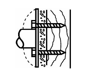 Bradley 899-010 Stud walls with wood supports