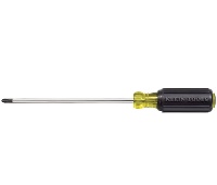 Klein 603-6 #3 Profilated Phillips-Tip Screwdriver 6'' (152 mm) Round-Shank