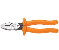 Klein D2000-9NE-INS 9'' (229 mm) Insulated High-Leverage Side-Cutting Pliers 2000 Series®