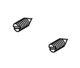 Adams Rite S232C8-15/32-631-MP #8-32X15/32 Slotted Set Screw (1-1/8,1-1/2 Backset) 