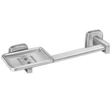 Bradley 9035 Towel Bar with Soap Dish