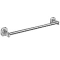 Bradley 9066 Surface Mounted Round 18" Towel Bar - Bright Polished Stainless Steel