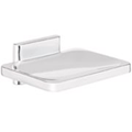 Bradley 921 Surface Mounted Die Cast Soap Dish - Polished Chrome Plated