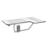 Bradley 9569 Reversible Shower Seat - White Phenolic