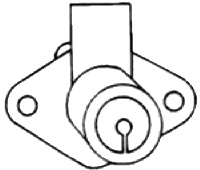 Belwith 1355 KA10 Cabinet Lock