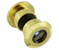 Belwith 2330 Jumbo Wide Angle Door Viewer, Brass