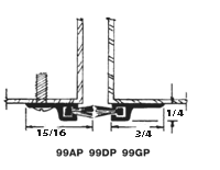 Dorbin 99DP Double Door 84" Length