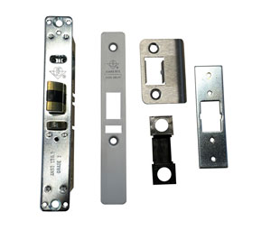 Adams Rite Style Storefront Door Deadlatch Kit – 31/32 Backset, Includes Paddle Handle, Cylinder, Keys, And Strike Plate – Push Door To Right