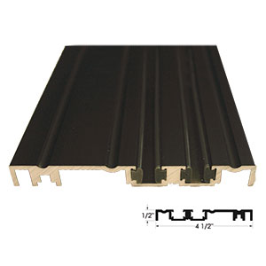 Stanley Access 535262-8 Duraglide Track Threshold with Vinyl, 8ft