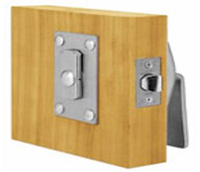 ABH 6000 Series Cylindrical Hospital Push//Pull Latch Satin Stainless Steel, 5 Backset /& ASA Strike