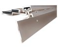 ABH A211HDB079 Half Surface 79" Black Swing Clear Continuous Hinge