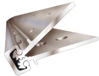 ABH A260HDD085 Full Concealed 85" Dark Bronze Continuous Hinge for 2" Doors